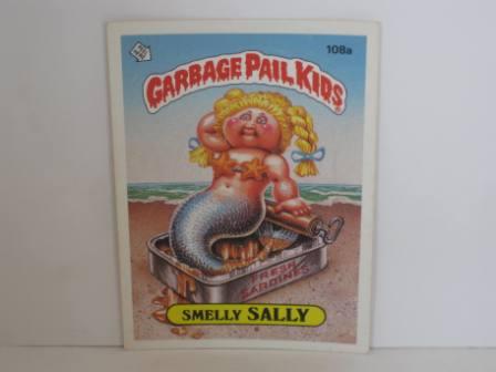 108a Smelly SALLY 1986 Topps Garbage Pail Kids Card